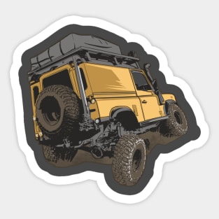 Offroad defender Sticker